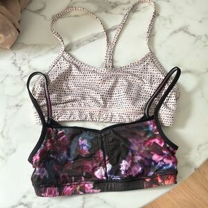 Two very good condition size 6 lululemon bras